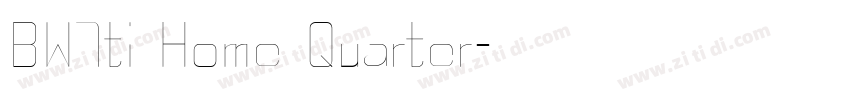 BW7ti Home Quarter字体转换